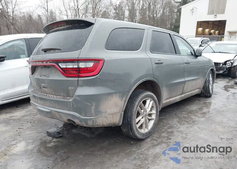2021 Dodge Durango Gt Plus Awd из США, поврежденный, VIN 1C4RDJDG8MC886534